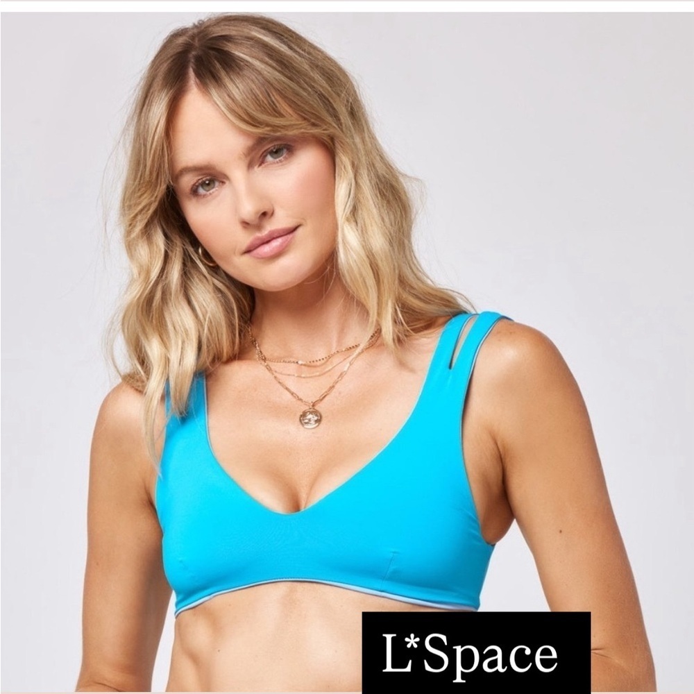 L*space Blue Wave Reversible Bikini
NWT